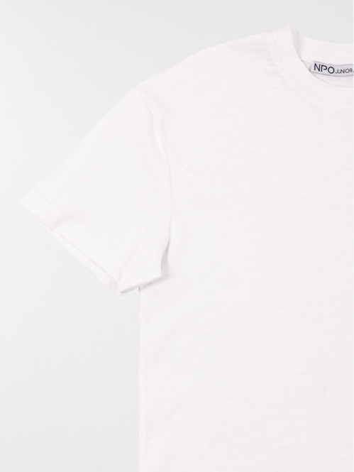 Tee-shirt blanc garçon (XXS-M)