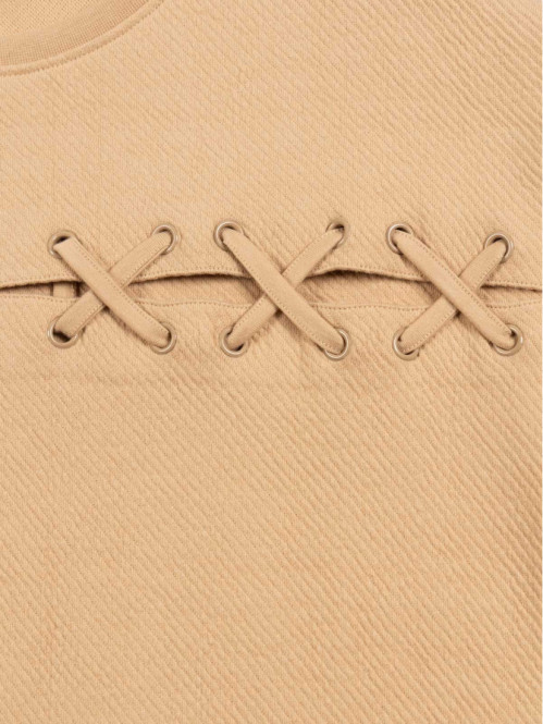 Sweat laçage croisé fille...