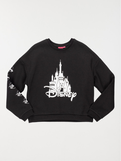 Sweat Disney noir fille (XXS-M)