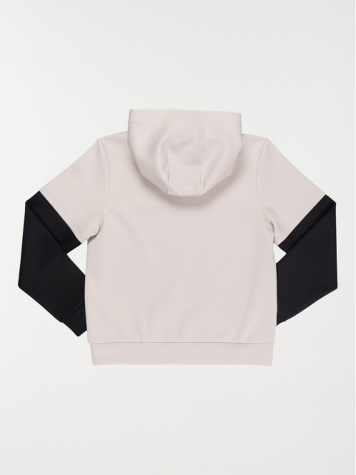 Sweat à capuche craie...