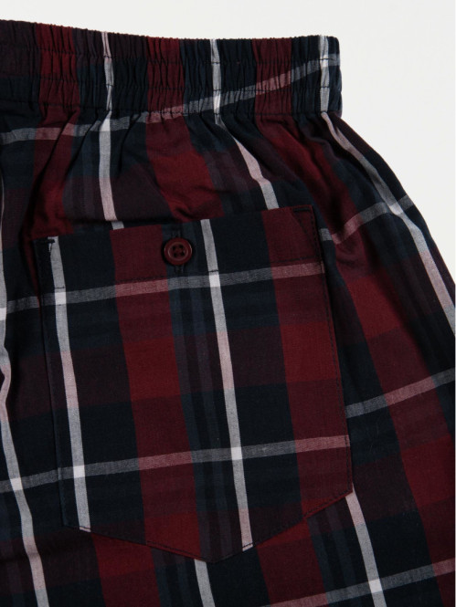 Lot de 2 caleçons homme bordeaux Lot de 2 caleçons homme bordeaux