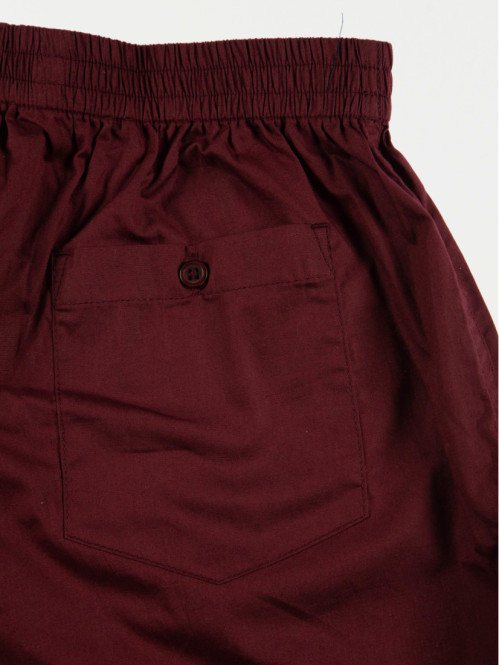Lot de 2 caleçons homme bordeaux Lot de 2 caleçons homme bordeaux