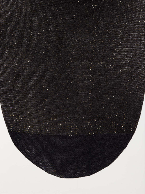 Collants noirs pailletés dorés fille Collants noirs pailletés dorés fille