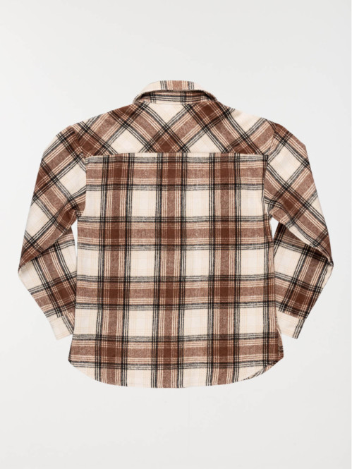Surchemise à carreaux fille (XXS-M)
