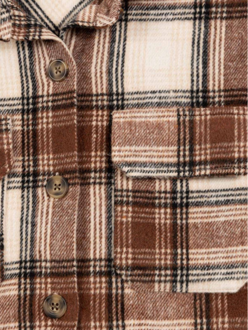 Surchemise à carreaux fille (XXS-M)