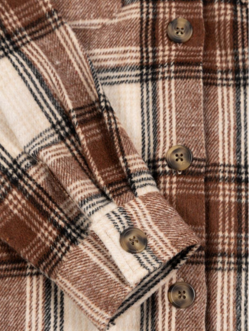 Surchemise à carreaux fille (XXS-M)