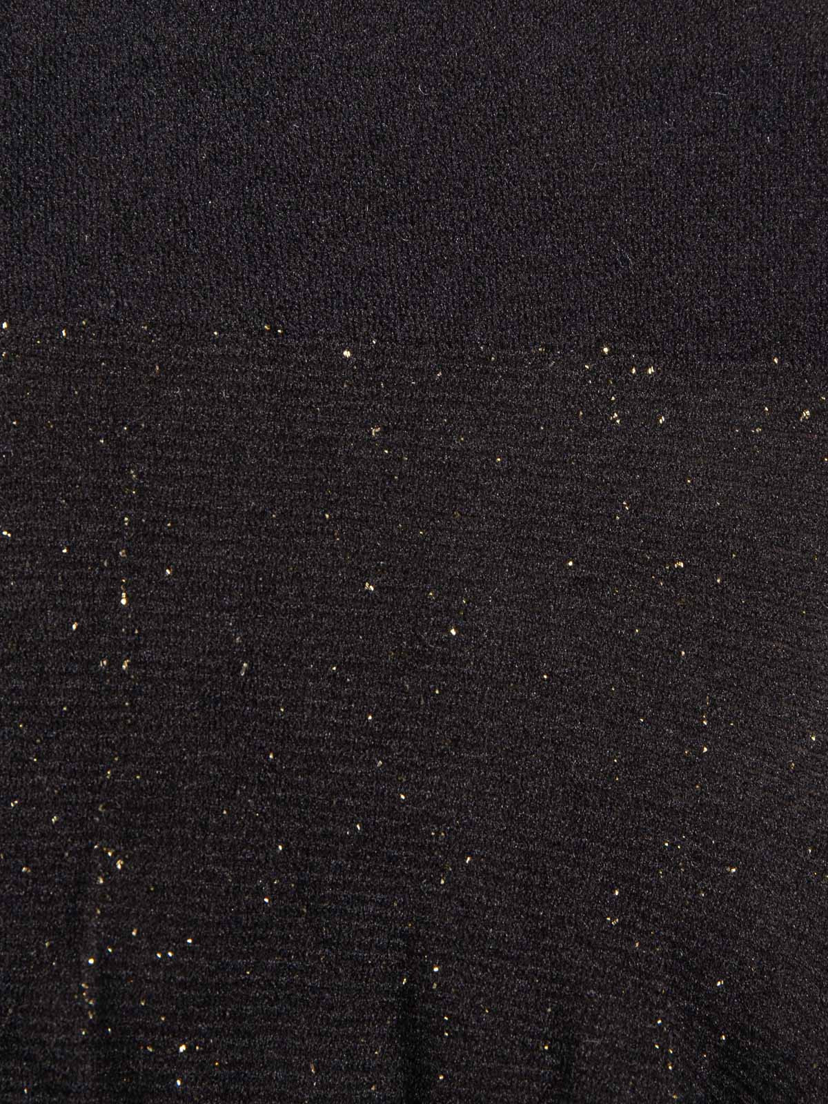 Collants noirs pailletés dorés fille Collants noirs pailletés dorés fille