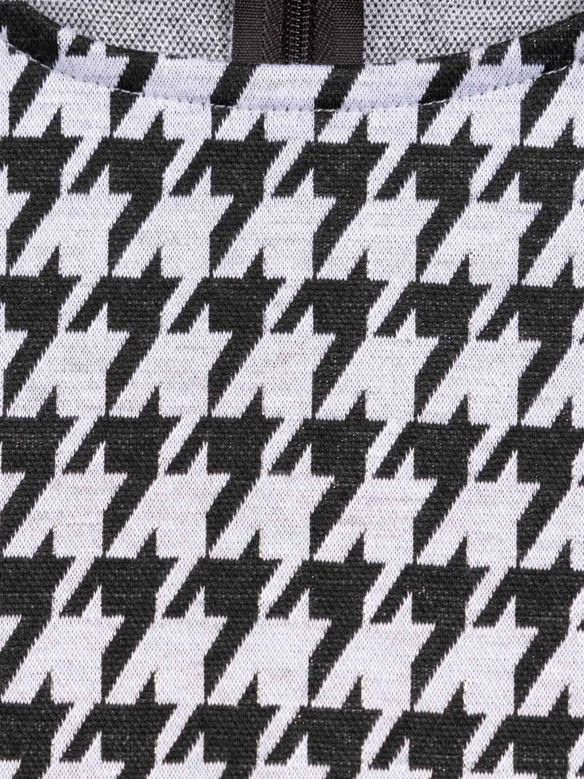 Robe pied de poule noir fille (XXS-M) Robe pied de poule noir fille (XXS-M)