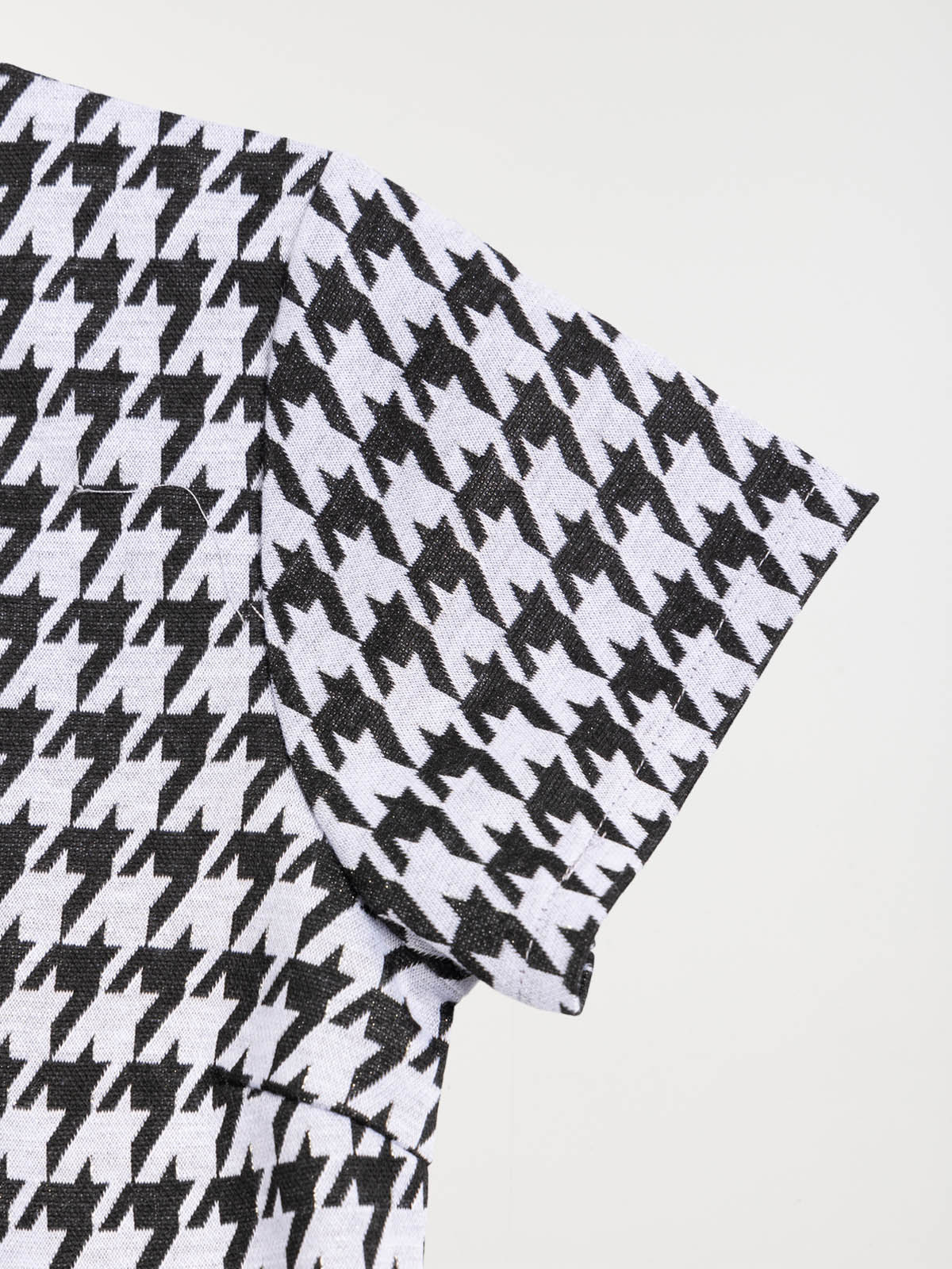 Robe pied de poule noir fille (XXS-M) Robe pied de poule noir fille (XXS-M)