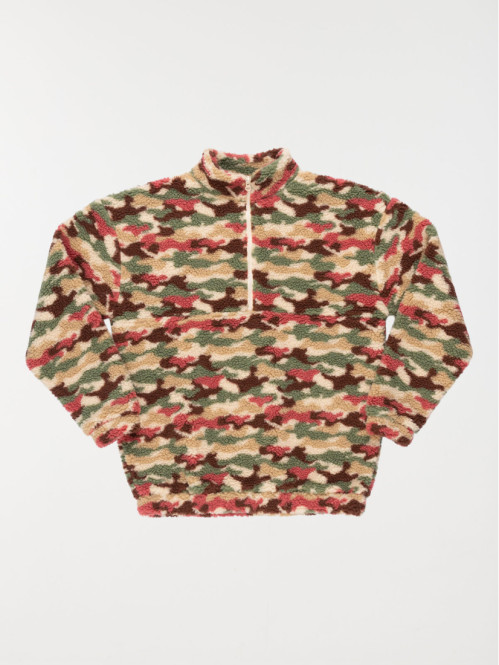 Sweat polaire camouflage fille (XXS-M)