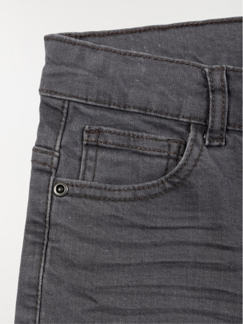 Pantalon slim gris garçon...