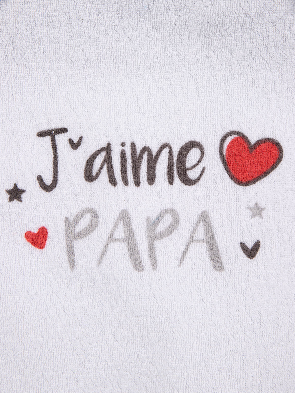 Bavoir manches longues j'aime papa bébé Bavoir manches longues j'aime papa bébé