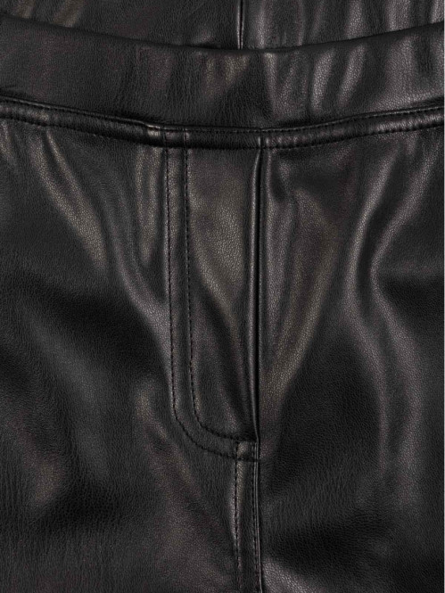 Legging uni noir fille (XXS-M)