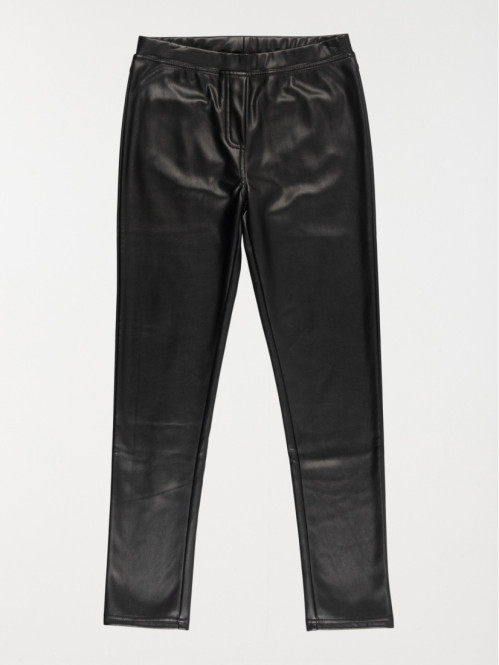 Legging uni noir fille (XXS-M)