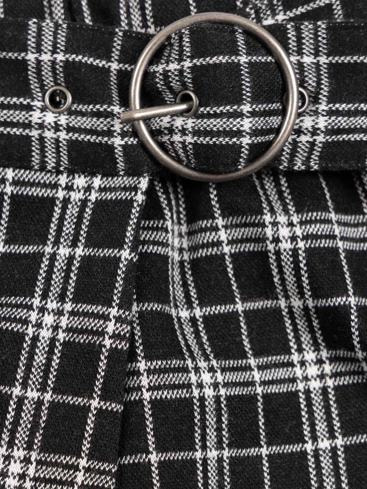 Jupe short à carreaux fille (XXS-M)