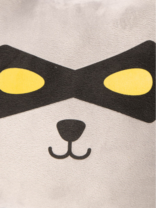 Coussin chat masqué Coussin chat masqué