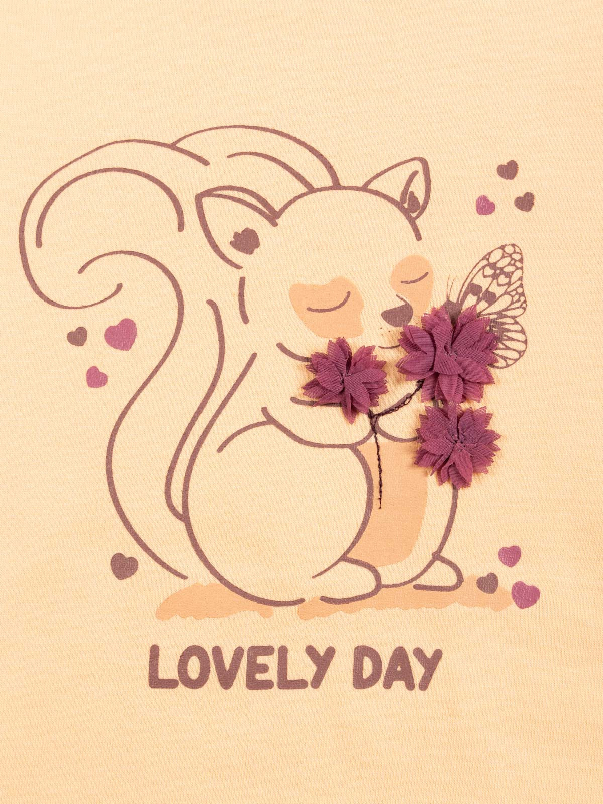 Tee-shirt écureuil fille (3-12A)