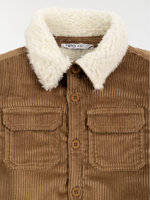 Surchemise col sherpa garçon (3-12A)