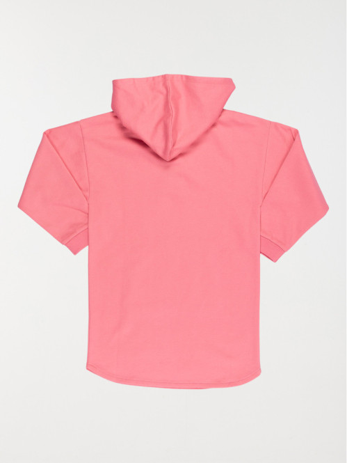 Robe sweat à capuche fille (3-12A) Robe sweat à capuche fille (3-12A)
