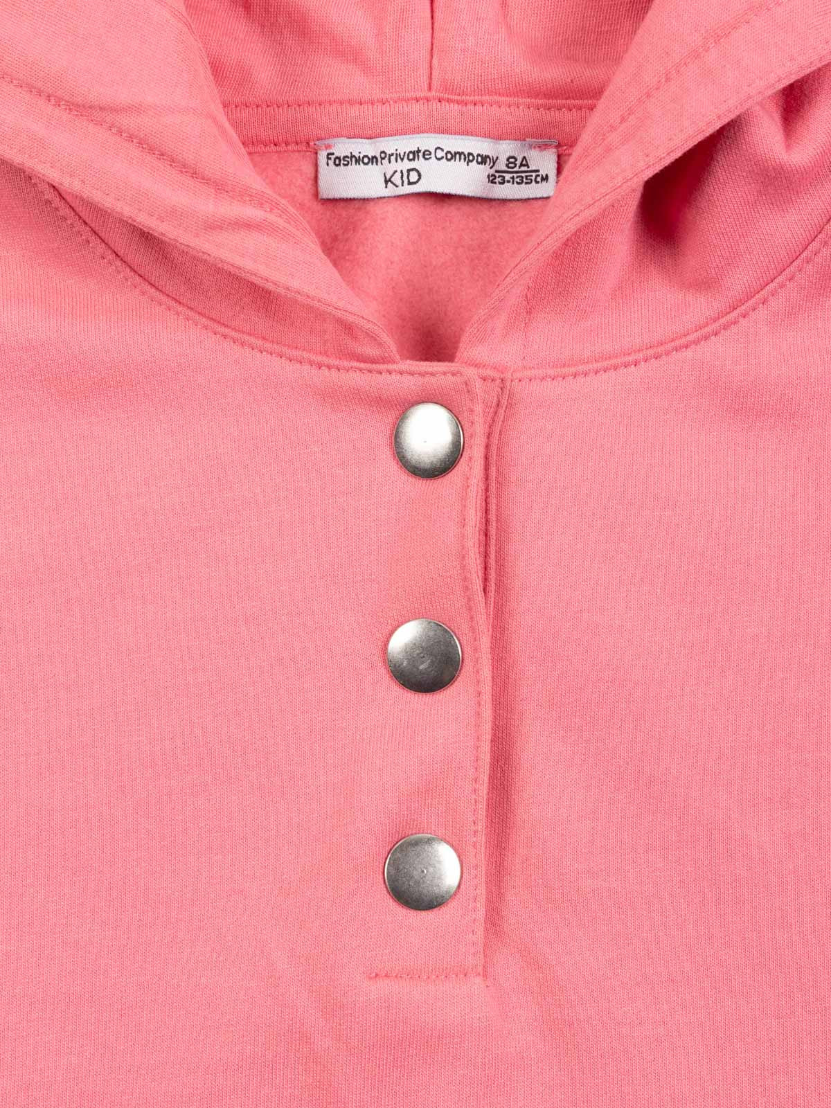 Robe sweat à capuche fille (3-12A) Robe sweat à capuche fille (3-12A)