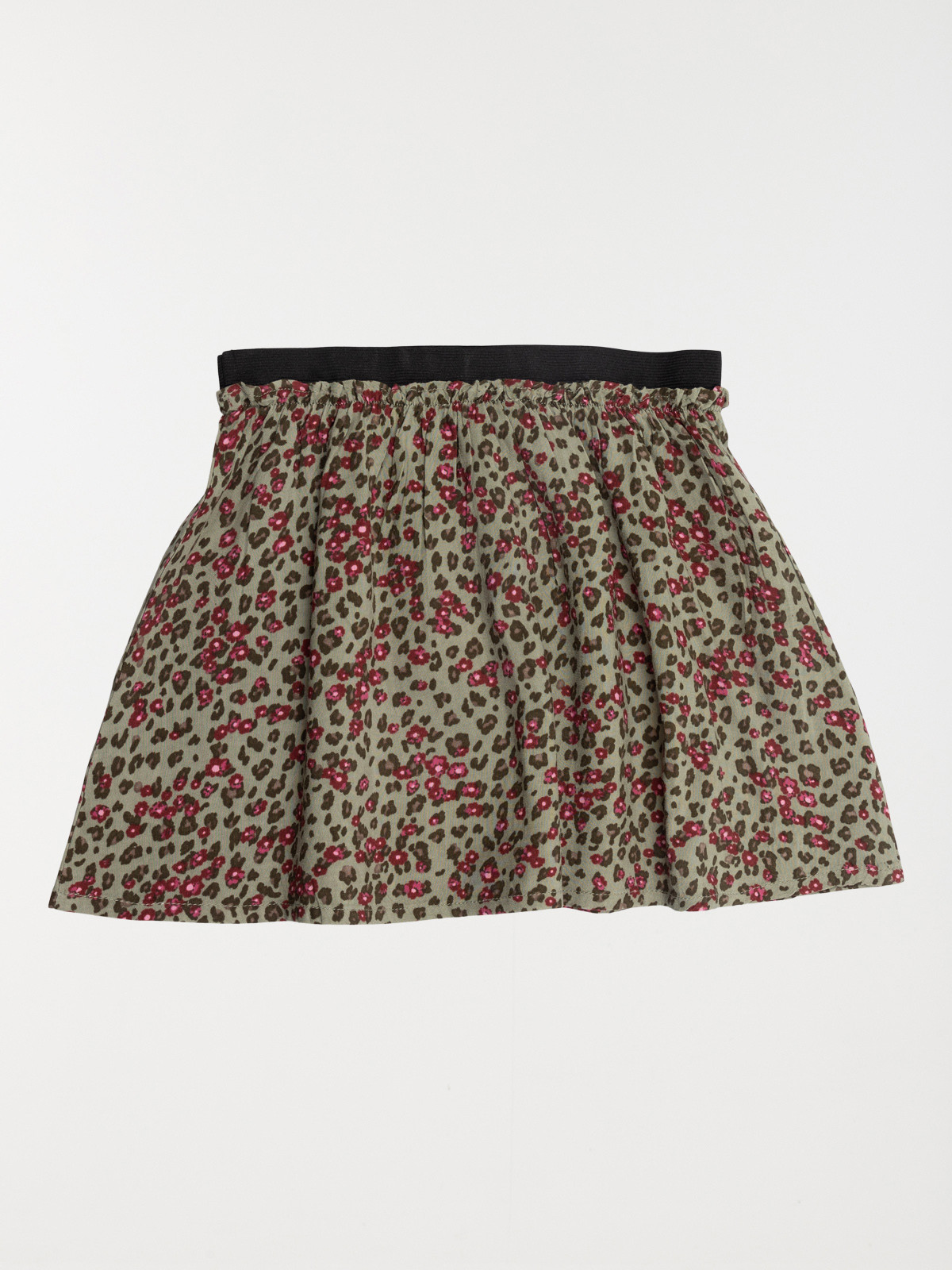 Jupe imprimée vert camou fille (3-12A) Jupe imprimée vert camou fille (3-12A)