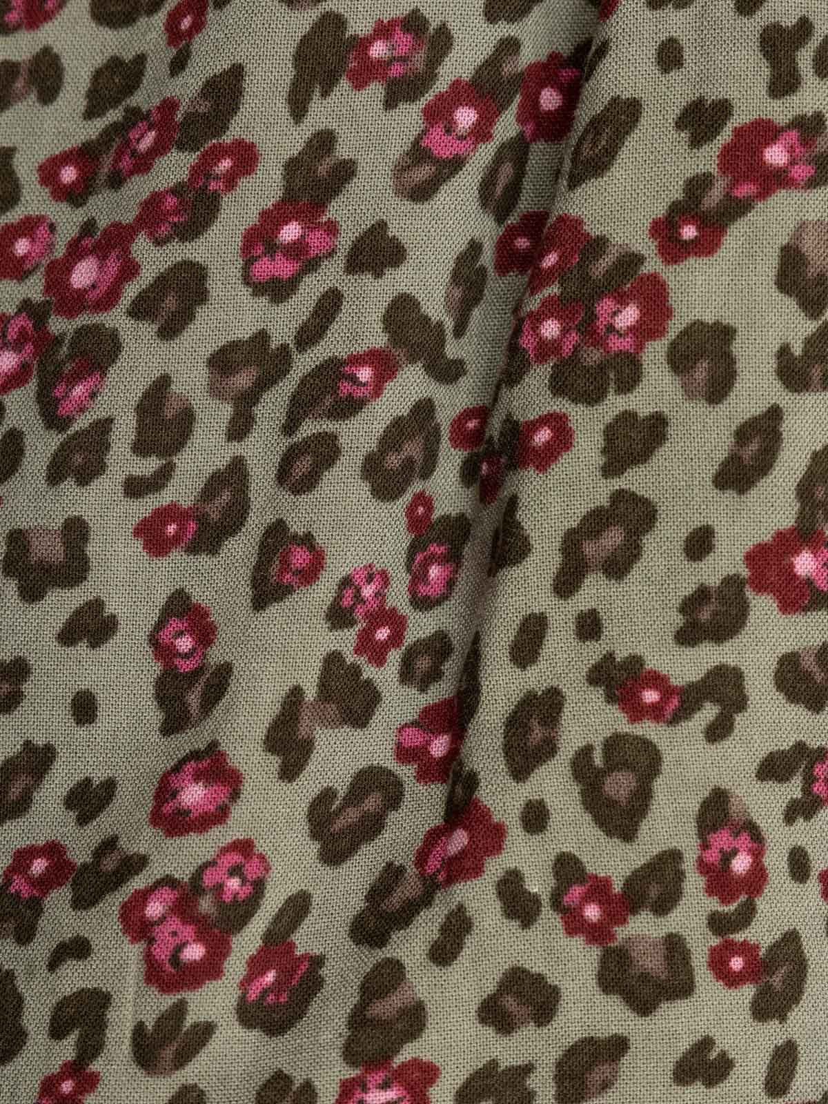 Jupe imprimée vert camou fille (3-12A) Jupe imprimée vert camou fille (3-12A)