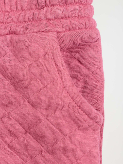 Jupe matelassée aubergine fille (3-12A)