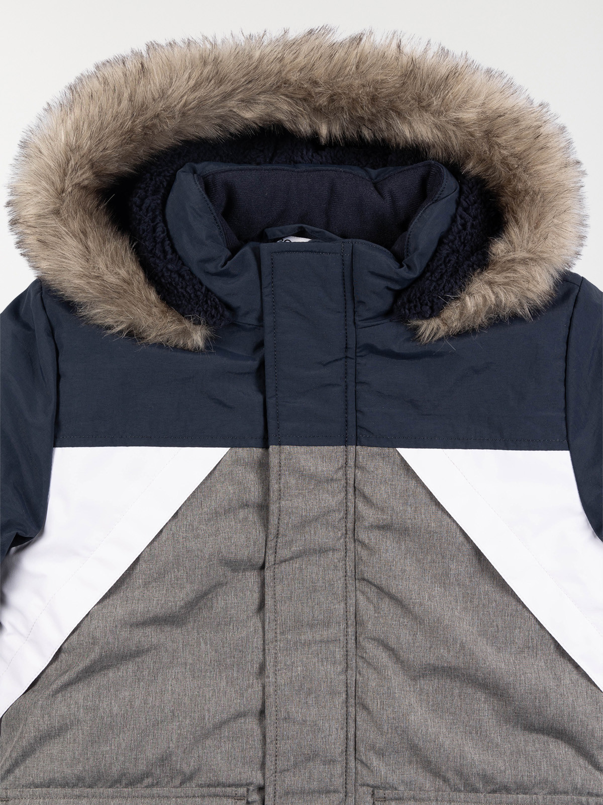 Manteau gris chiné garçon (3-12A)