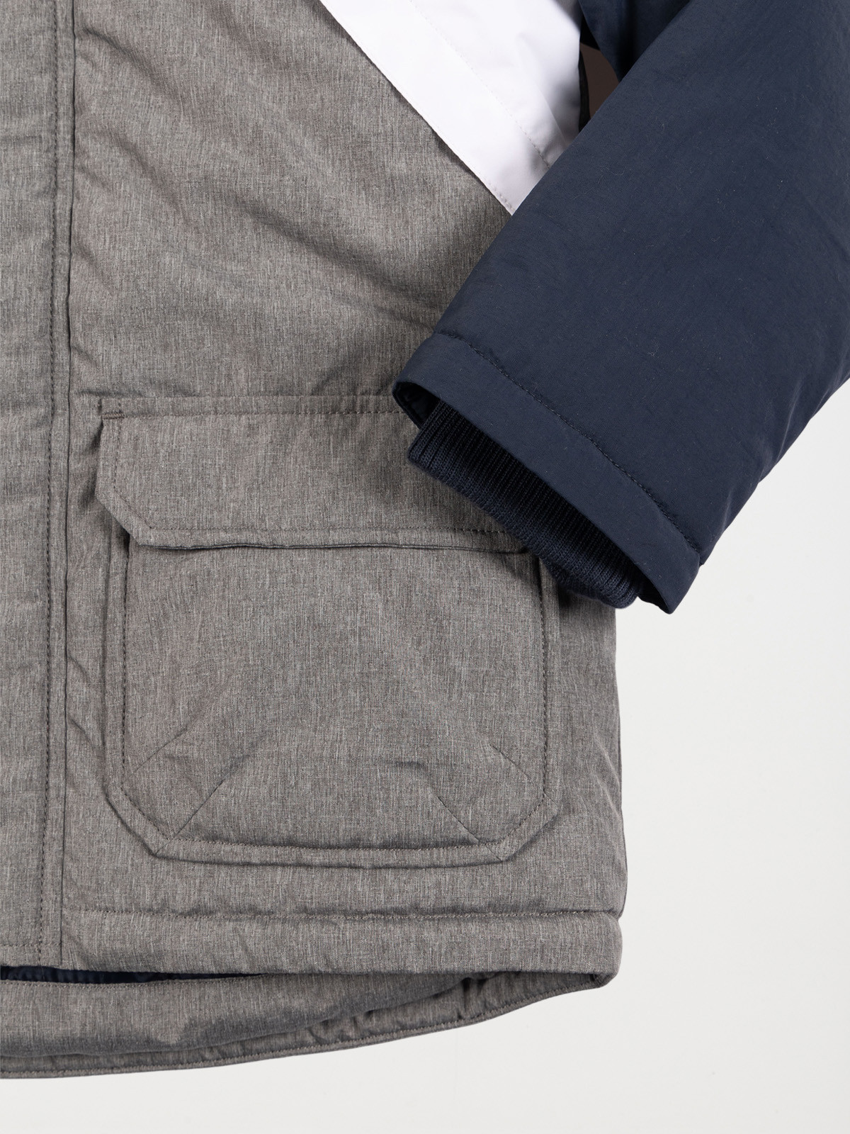 Manteau gris chiné garçon (3-12A)