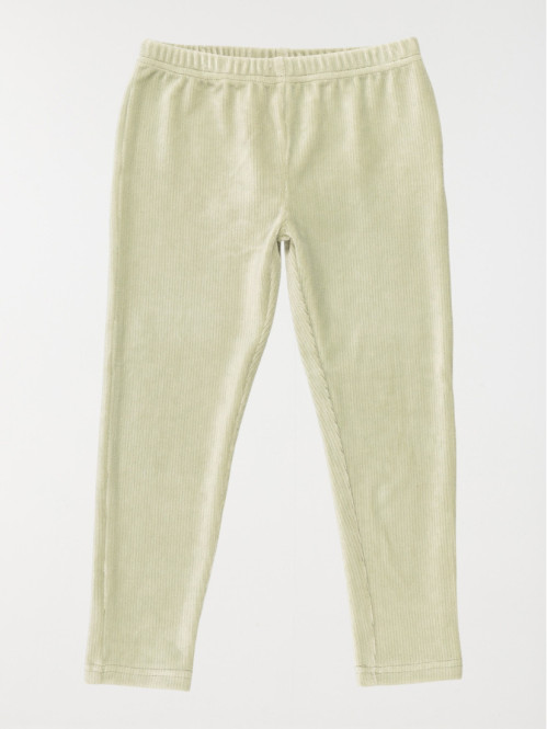 Legging en velours matcha fille (3-12A)