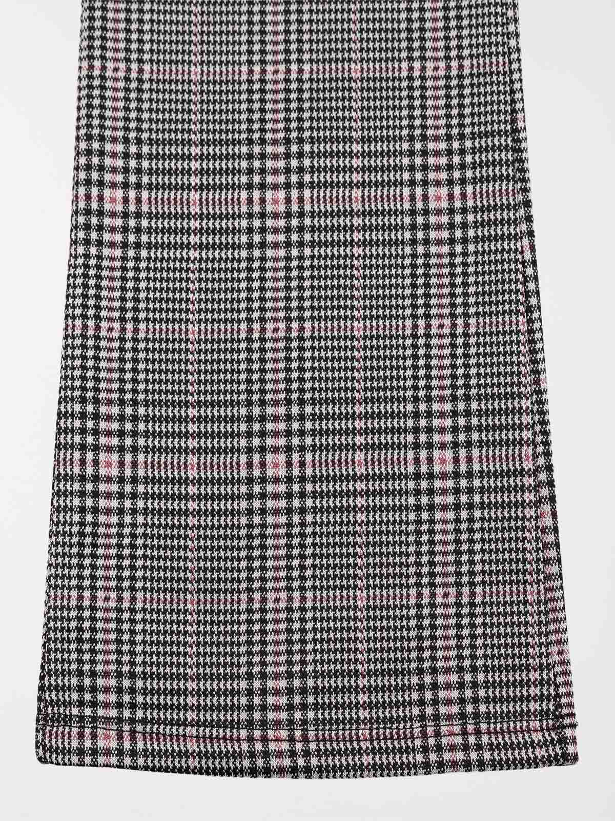 Pantalon évasé à carreaux fille (3-12A) Pantalon évasé à carreaux fille (3-12A)