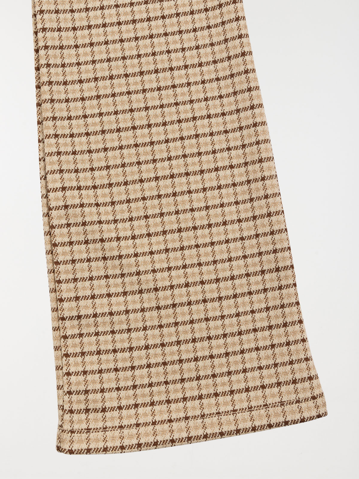 Pantalon évasé à carreaux fille (3-12A)