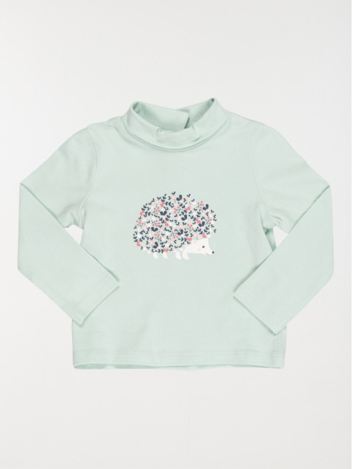 Sous pull amande hérisson fille (3-36M)