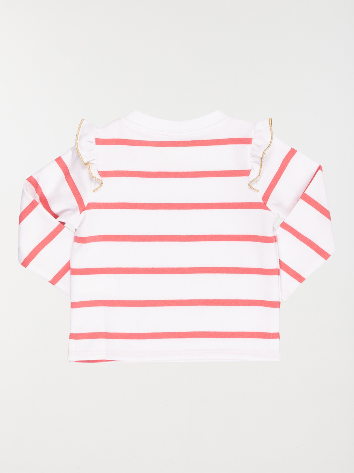 Sweat rayé adorable fille (3-36M) Sweat rayé adorable fille (3-36M)