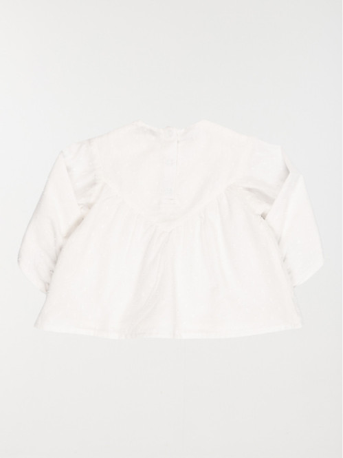 Blouse blanche fille (3-36M) Blouse blanche fille (3-36M)