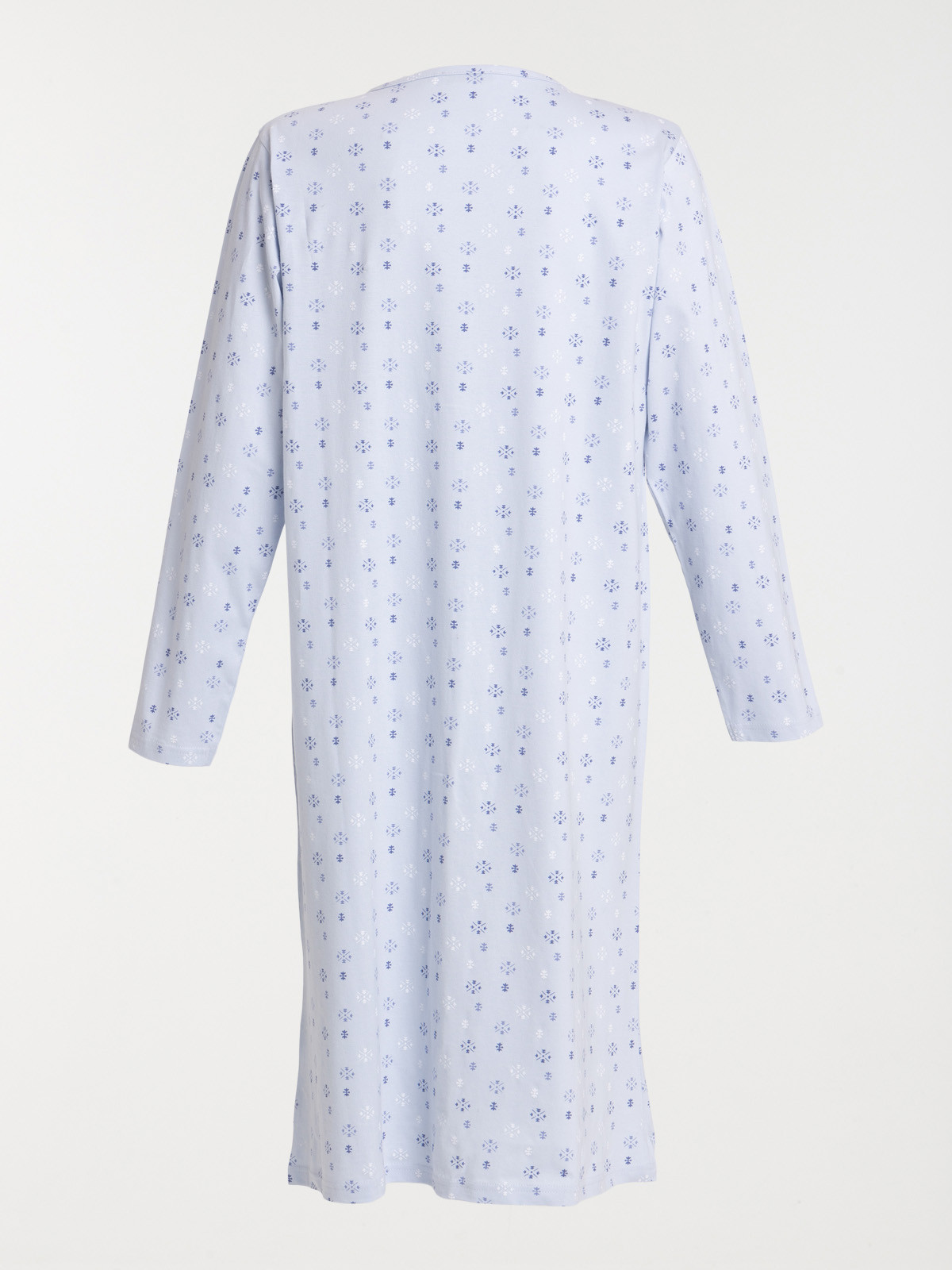 Chemise de nuit boutonné imprimé femme