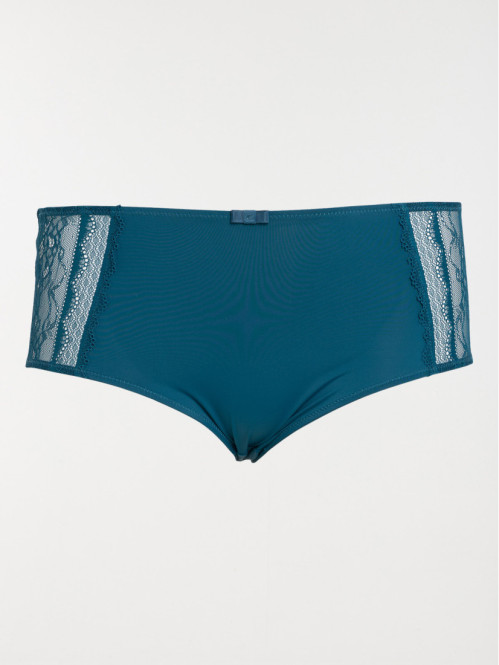 Shorty dentelle émeraude femme (46-54)