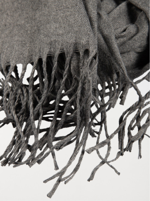 Echarpe anthracite chiné homme