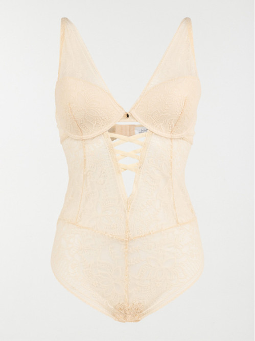 Body dentelle crème femme (85B-95D)