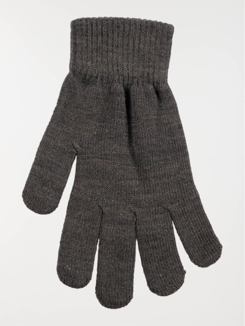Gants magiques anthracite chiné homme Gants magiques anthracite chiné homme