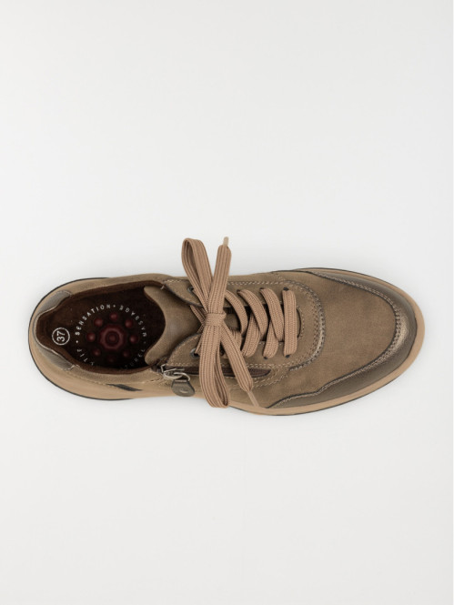 Basket confort femme taupe...