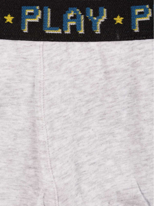 Lot de 3 boxers unis garçon