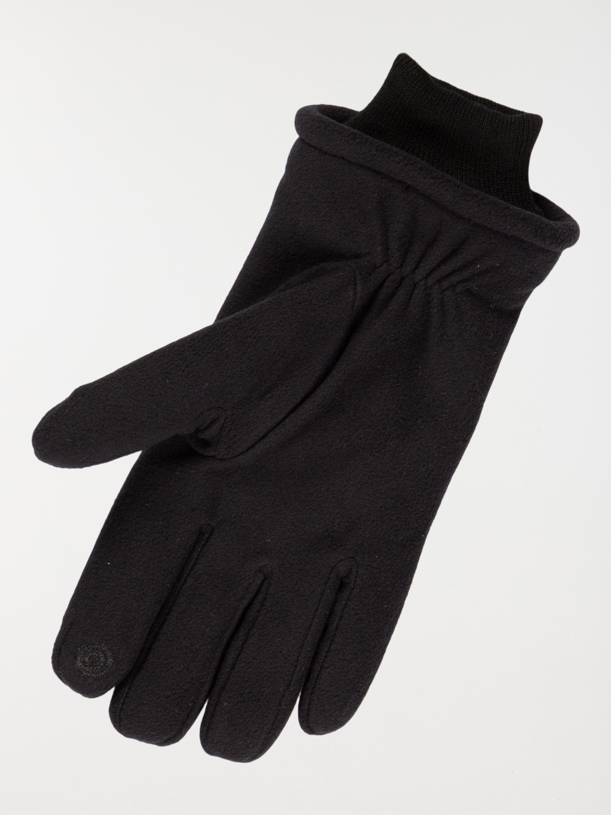 Gants polaires et tactiles noirs homme Gants polaires et tactiles noirs homme