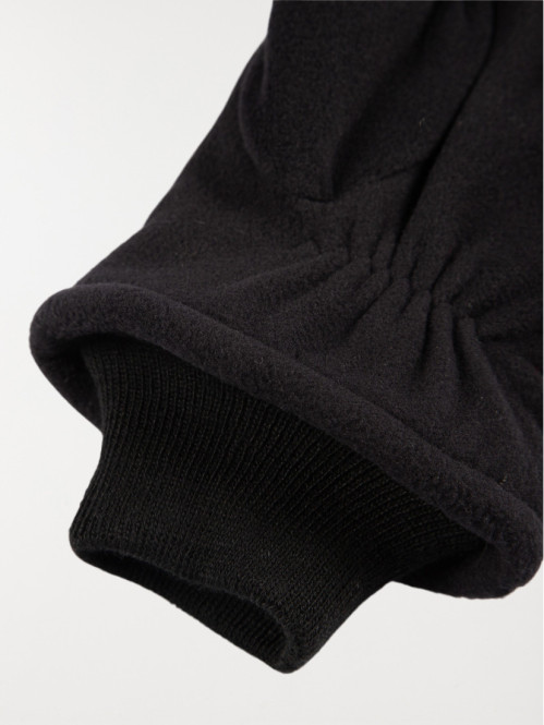 Gants polaires et tactiles noirs homme Gants polaires et tactiles noirs homme