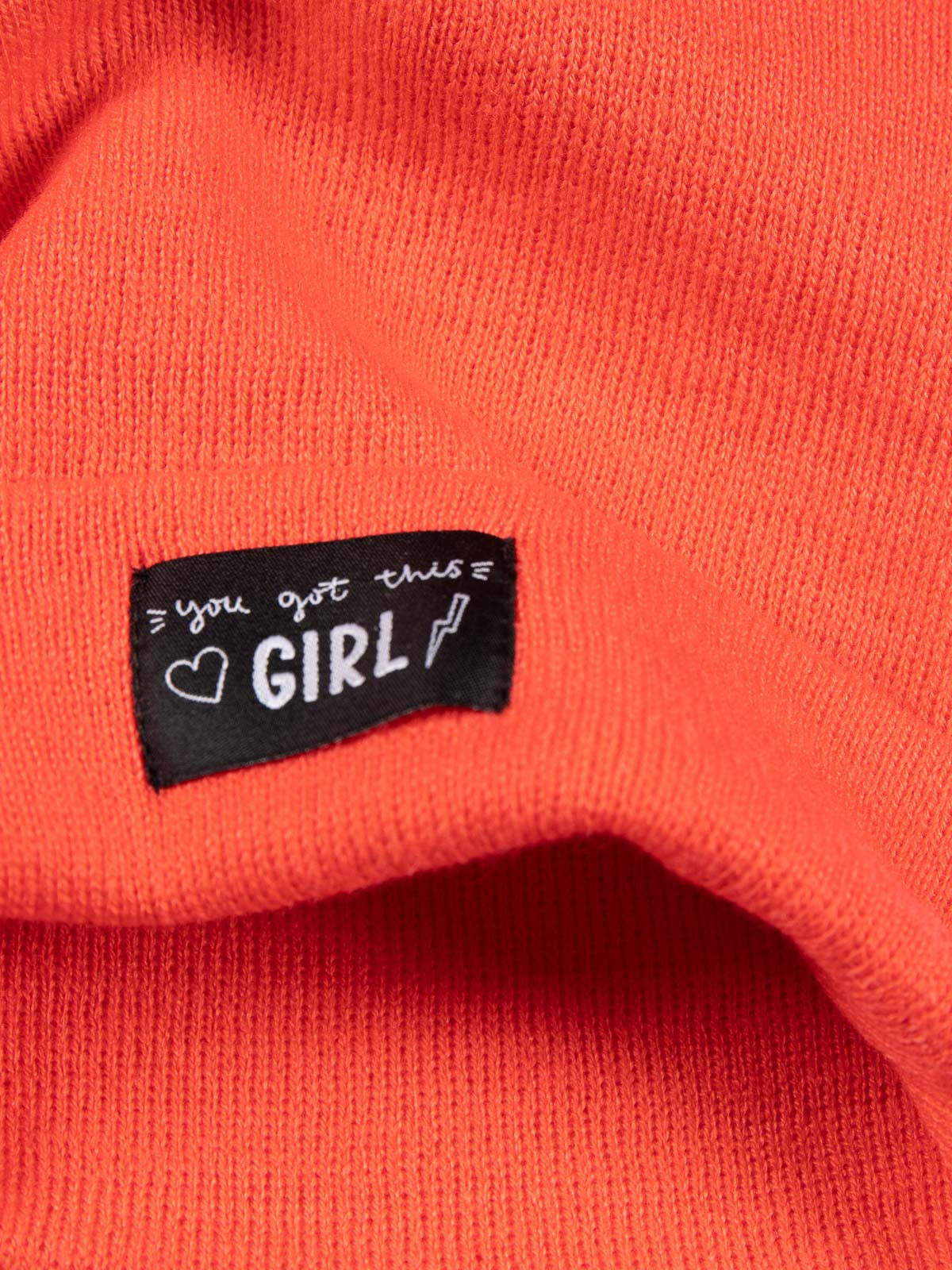 Bonnet revers framboise fille Bonnet revers framboise fille