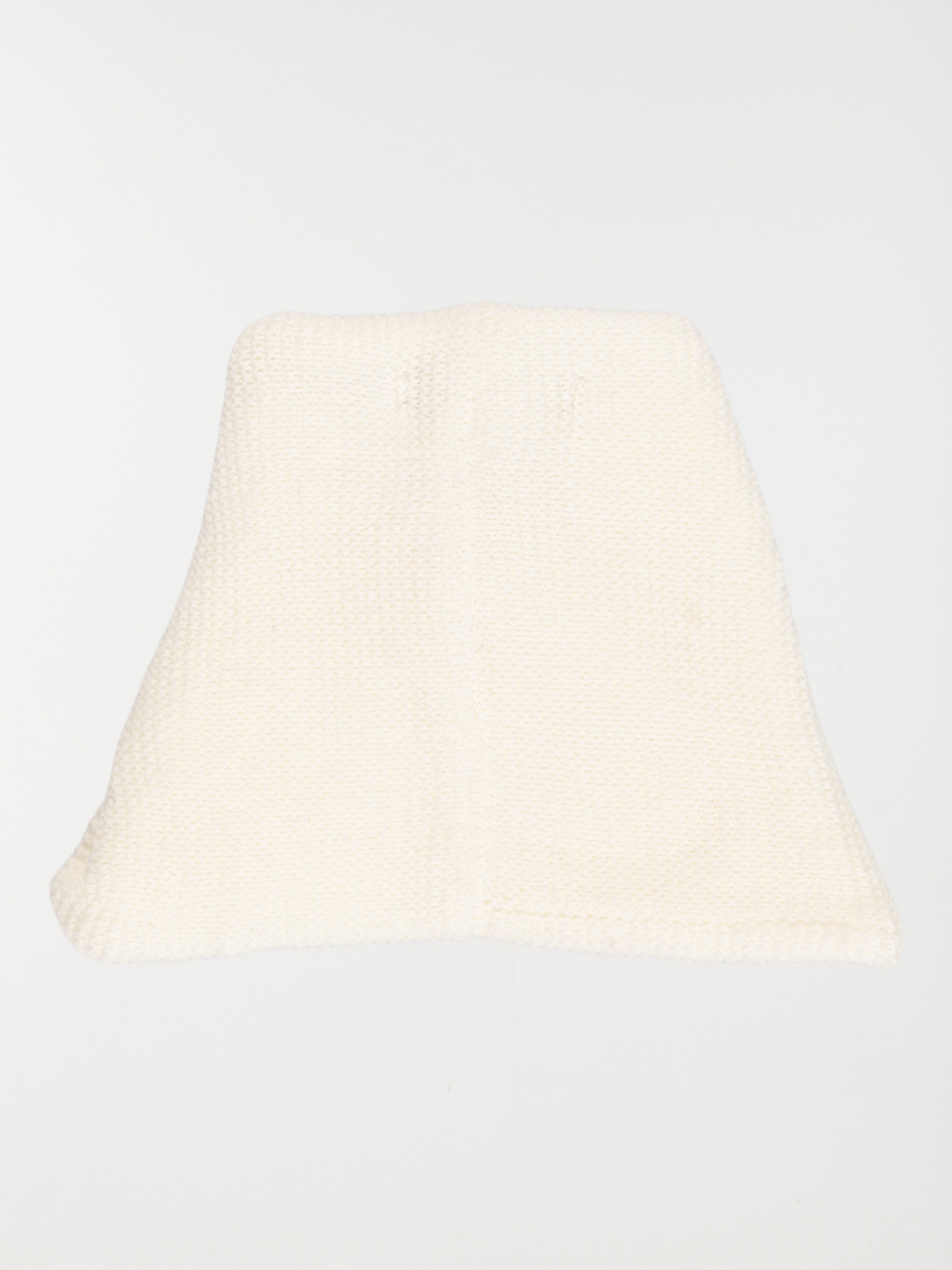 Snood tricot écru fille