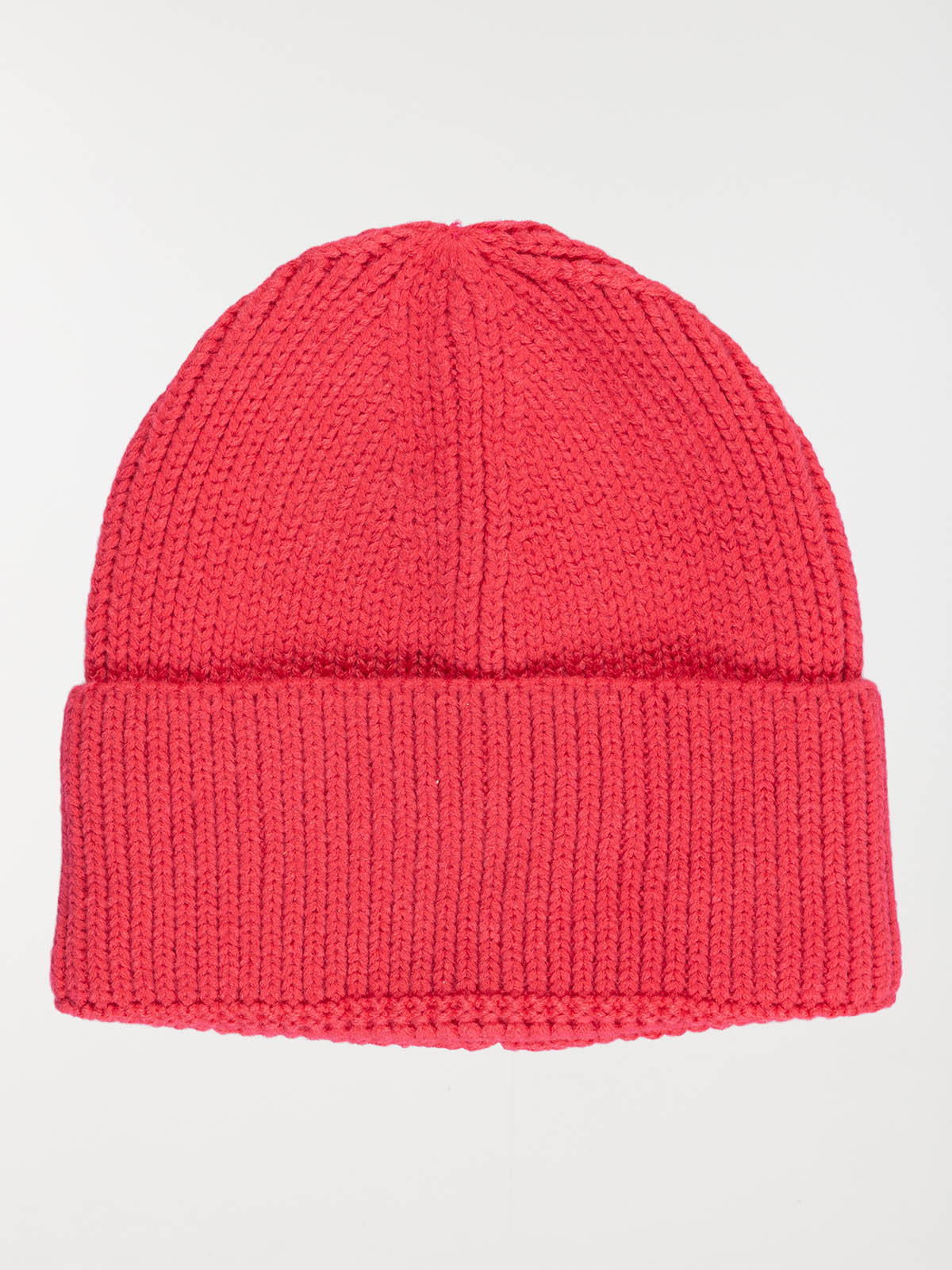 Bonnet en tricot coloris fushia femme