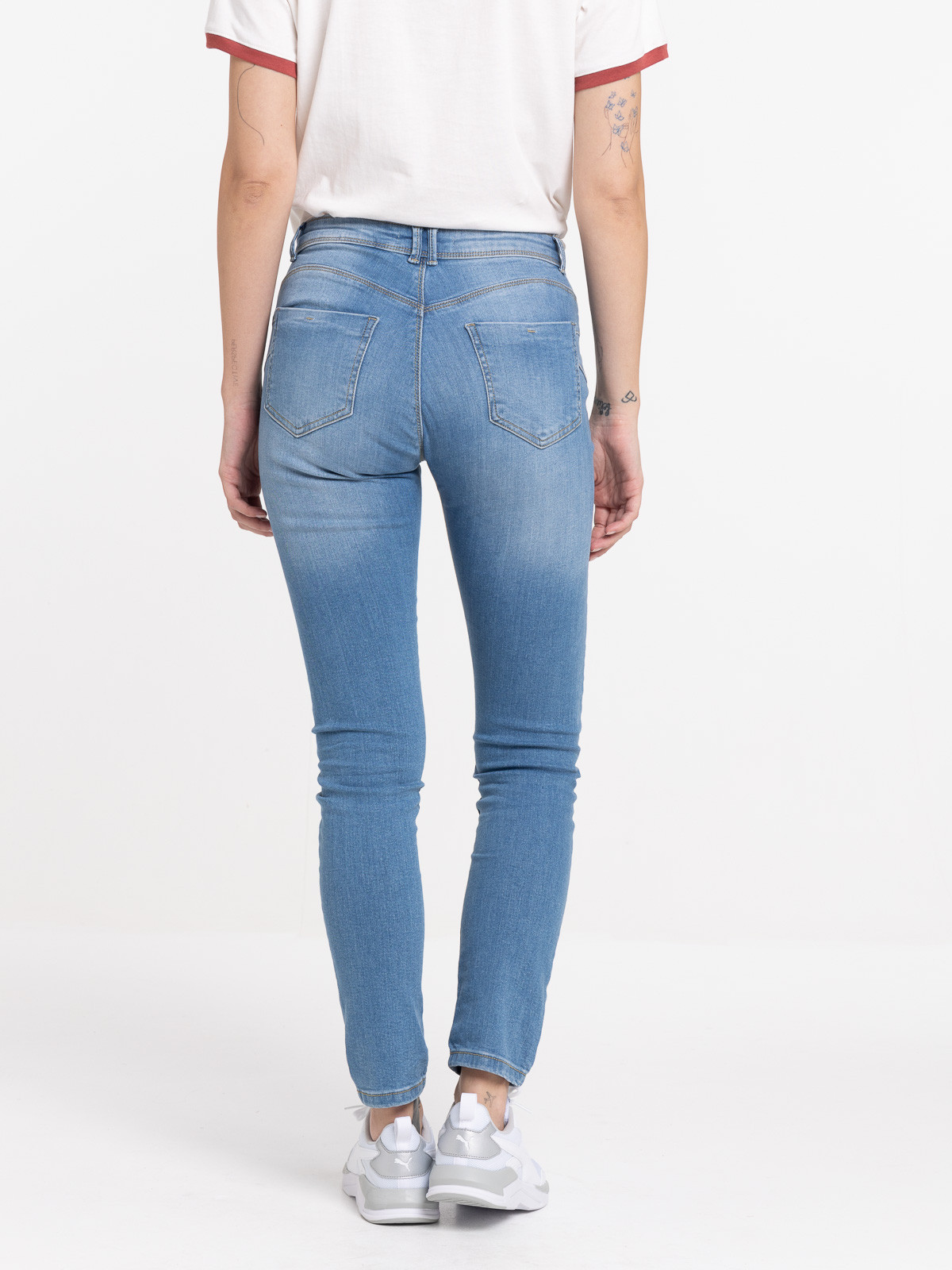 Jean push up bleached femme Jean push up bleached femme
