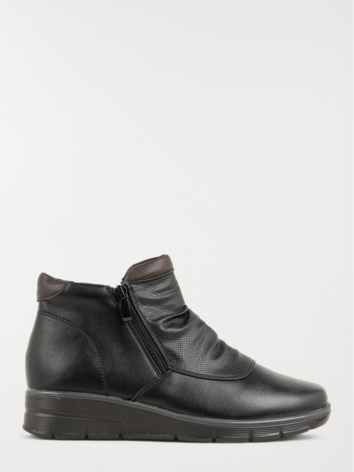 Bottines conforts zippées femme (36-41)