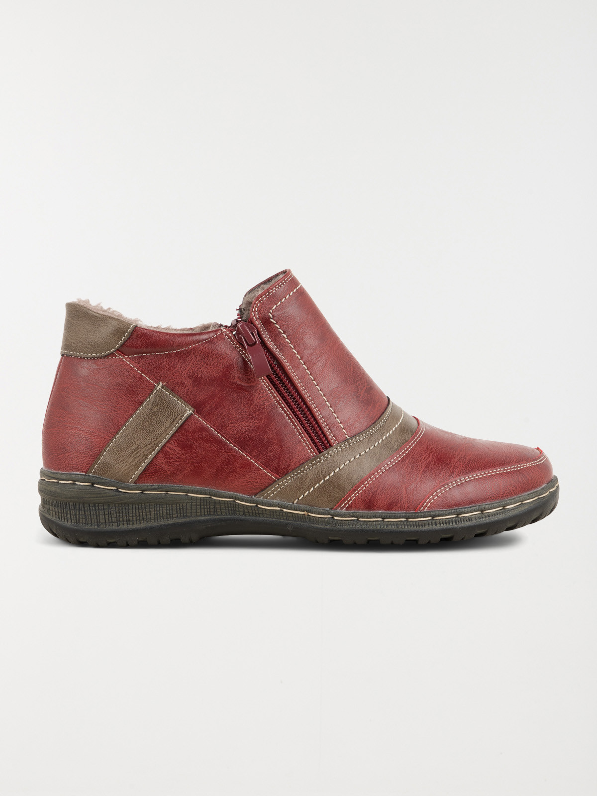 Bottines conforts zippées femme (36-41)
